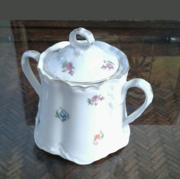 3 Pcs BOHEMIAN T K Thun Creamer & Sugar bowl Set - Picture 8 of 8